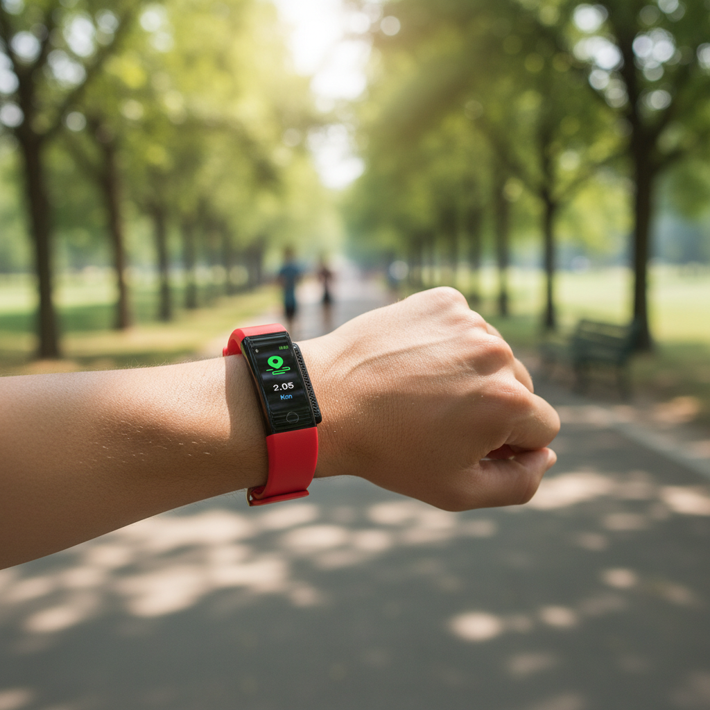 Smartwatch Fitness-Tracker mit Aktivitätsüberwachung am Handgelenk | Temsk