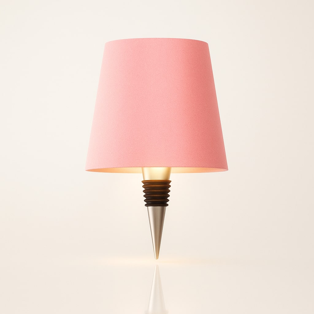LumiFlasche Bottle Lamp With Rechargeable Battery For Cozy Home Lighting | Temsk