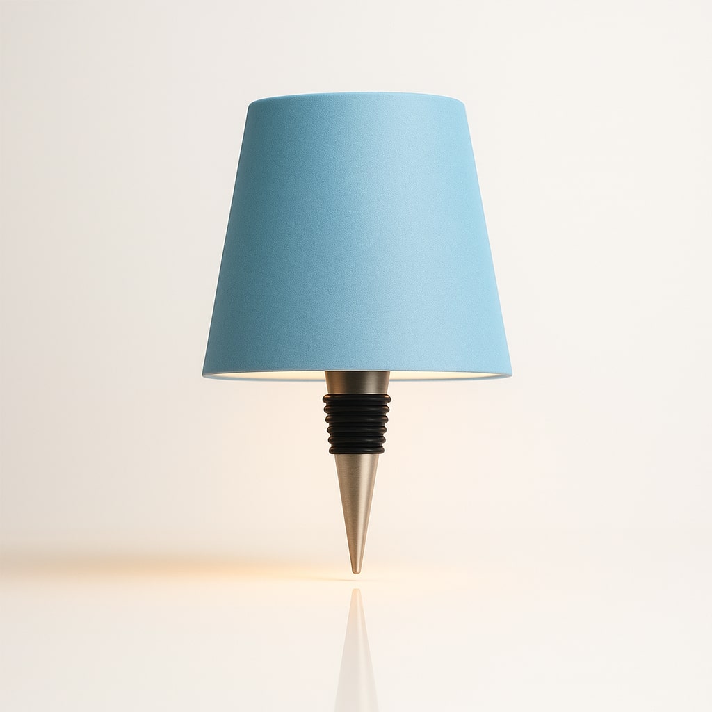 LumiFlasche Bottle Lamp With Rechargeable Battery For Cozy Home Lighting | Temsk