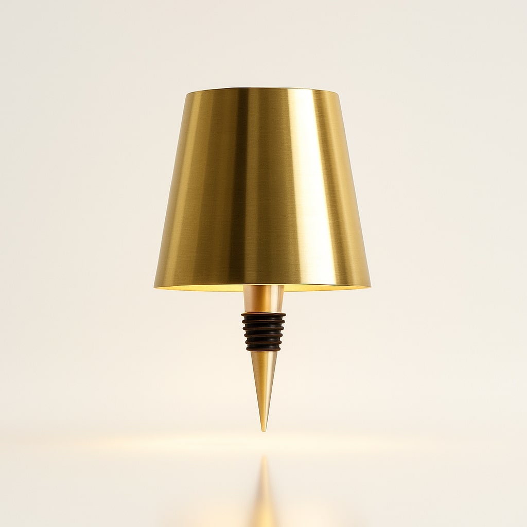LumiFlasche Bottle Lamp With Rechargeable Battery For Cozy Home Lighting | Temsk