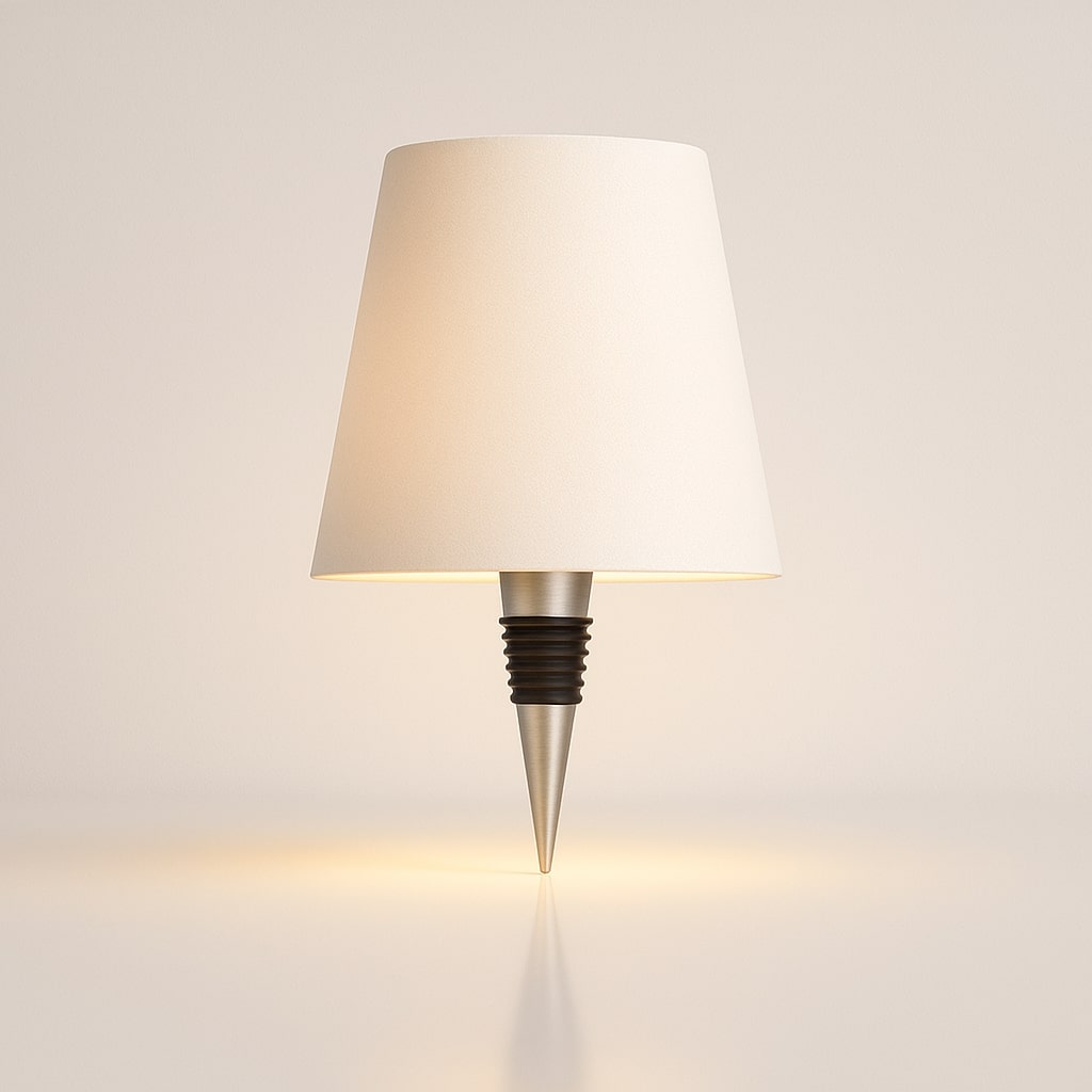 LumiFlasche Bottle Lamp With Rechargeable Battery For Cozy Home Lighting | Temsk