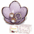 Mother's Day Floral Ceramic Jewelry Dish With Ring Tray | Temsk