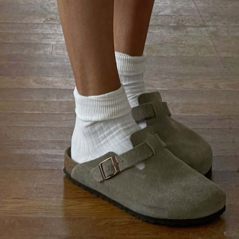 NovaLuxe Leather Slipper Unisex Boston Sandals Style | Temsk