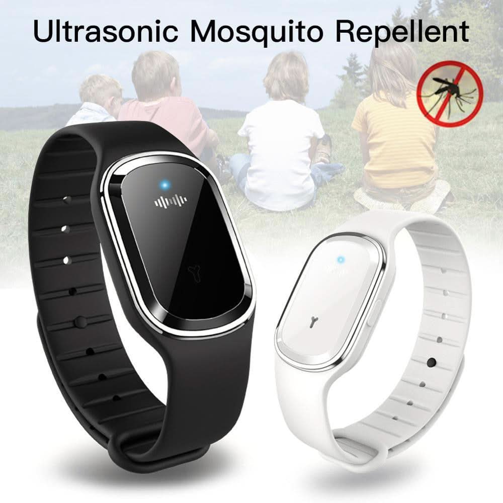 AeroGuard Ultrasonic Mosquito Repellent Band With Rechargeable Battery Modern Design | Temsk