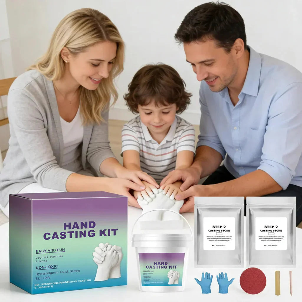 Kit Impronta della Mano per la Festa della Mamma per Ricordo di Famiglia | Temsk