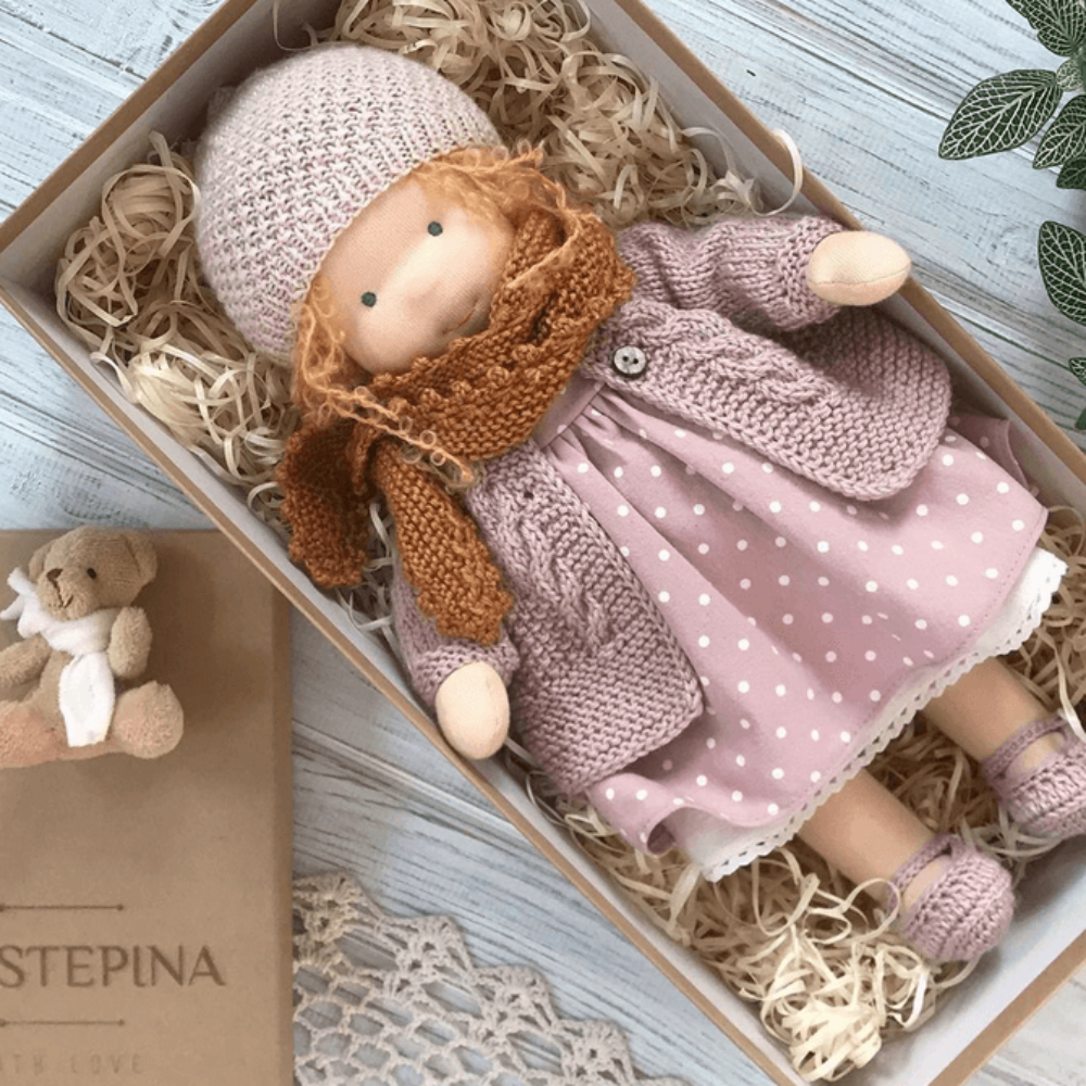 Kids Plush Baby Doll Toy For Creative Play And Companionship | Temsk