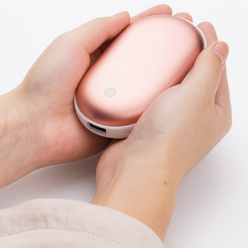 Compact Hand Warmer Doubles As Power Bank And Portable Heater | Temsk
