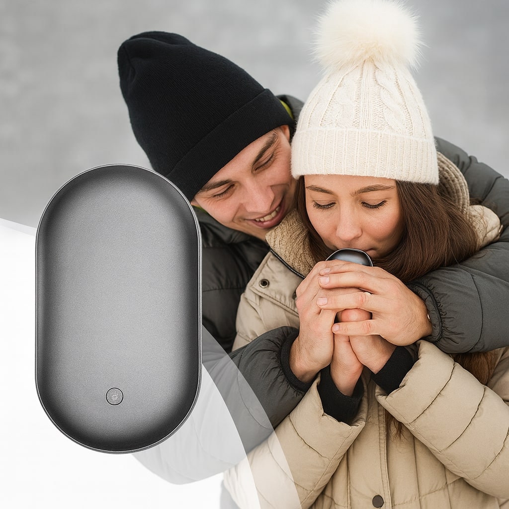 Compact Hand Warmer Doubles As Power Bank And Portable Heater | Temsk