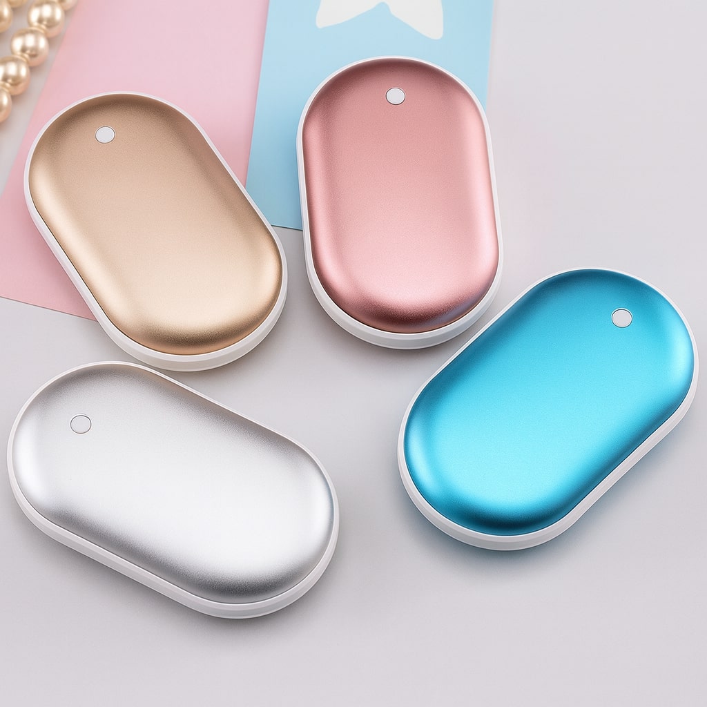 Compact Hand Warmer Doubles As Power Bank And Portable Heater | Temsk
