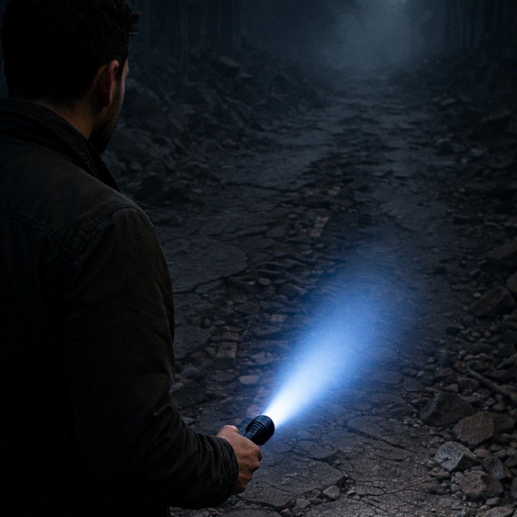 High Power Tactical Flashlight Waterproof Construction | Temsk