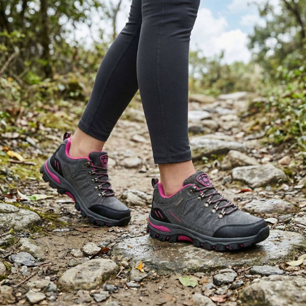 Wasserdichte Wanderschuhe mit langlebigem Profil für Trails | Temsk