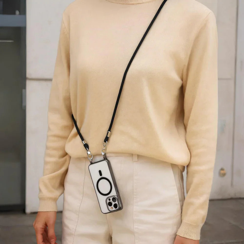 MagSafe Crossbody Phone Case With Lanyard Strap Cover | Temsk