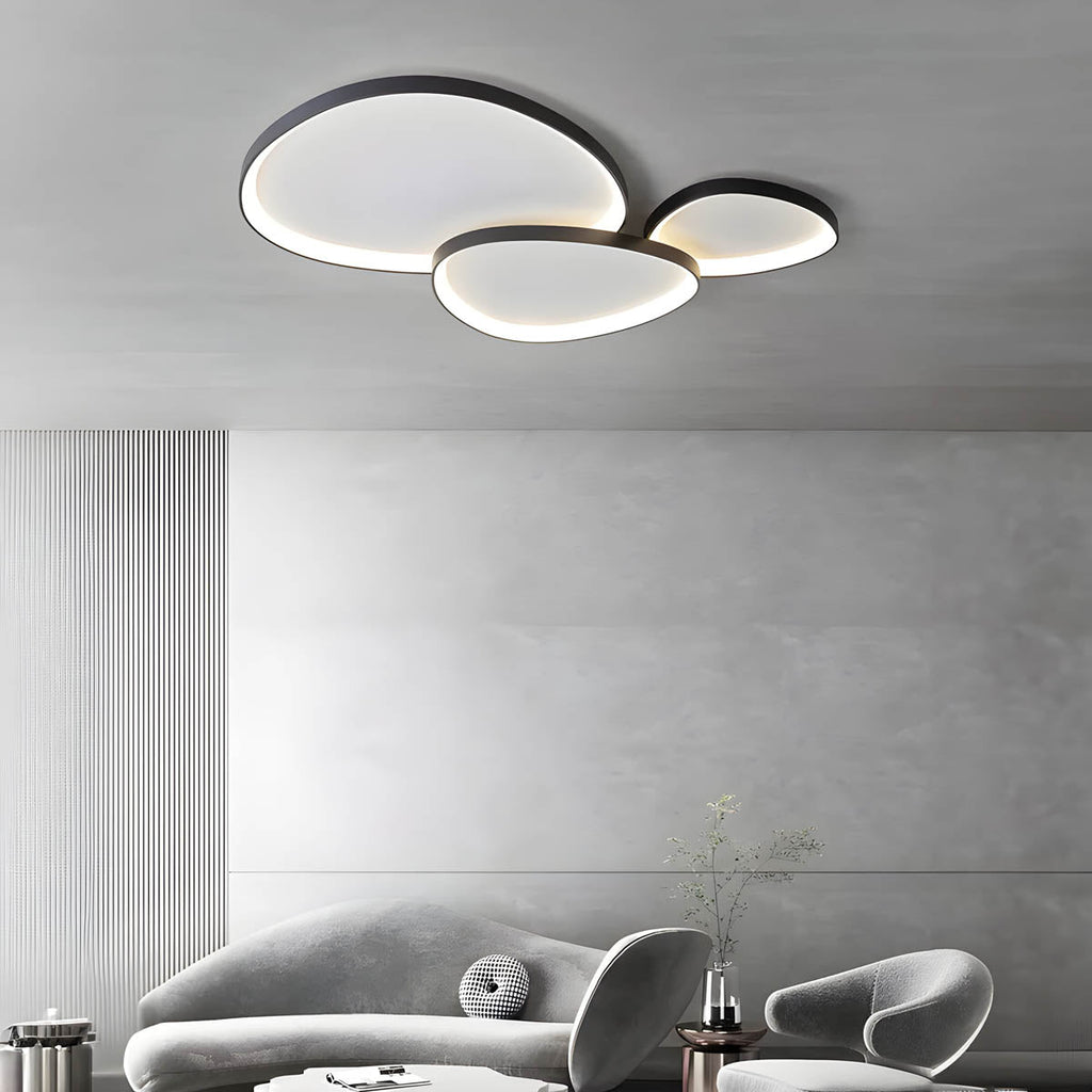 Dimmable LED Ceiling Light With Modern Organic Design For Living Rooms | Temsk