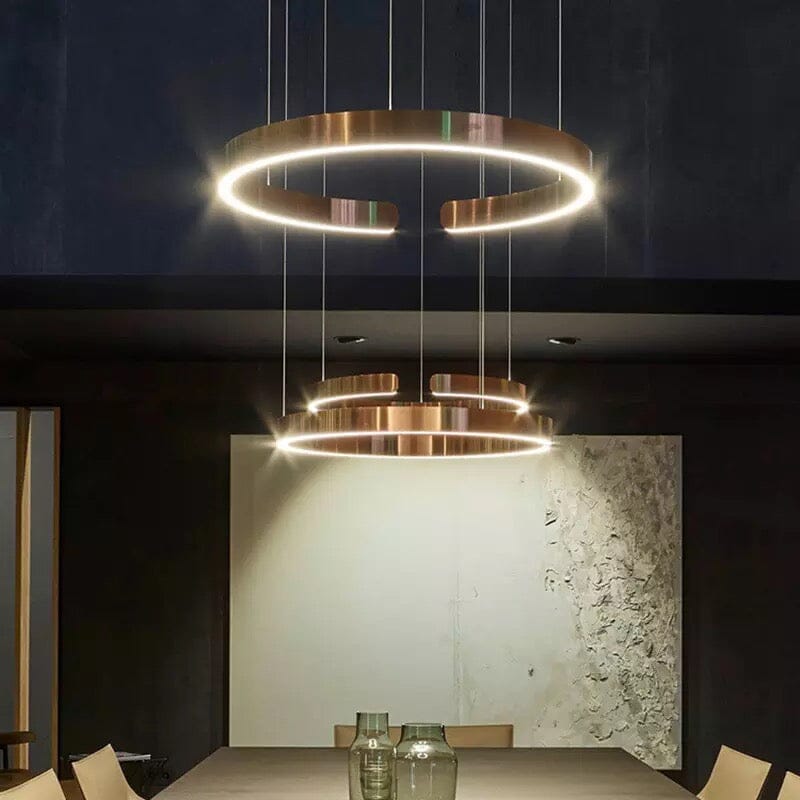Astraelle Nordic Ring Chandelier for Modern Living Spaces | Temsk