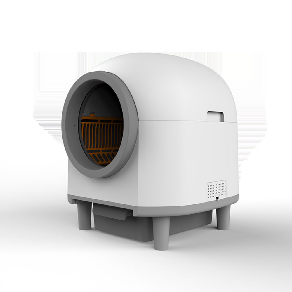 Intelligente, per App gesteuerte automatische Katzentoilette mit Reinigung | Temsk