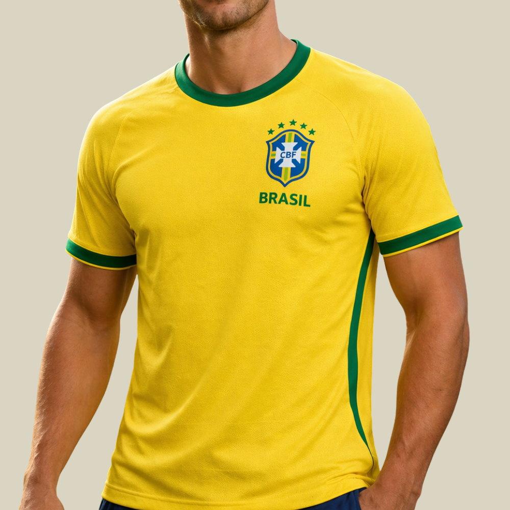 2026 Brazil World Cup Jersey Breathable Quick Dry Soccer Shirt | Temsk