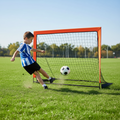 Foldable Soccer Net For Quick Backyard Training Easy Setup | Temsk