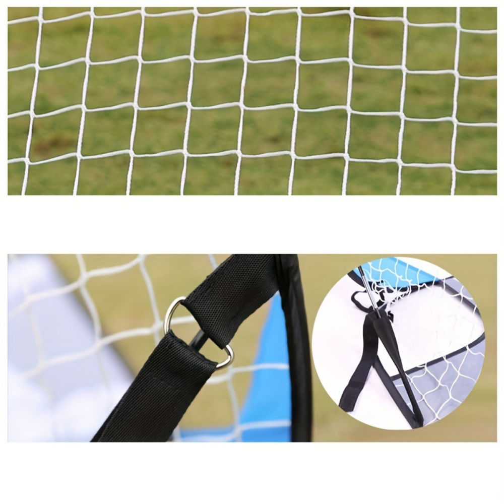 Foldable Portable Soccer Goal With Target Net For Practice | Temsk