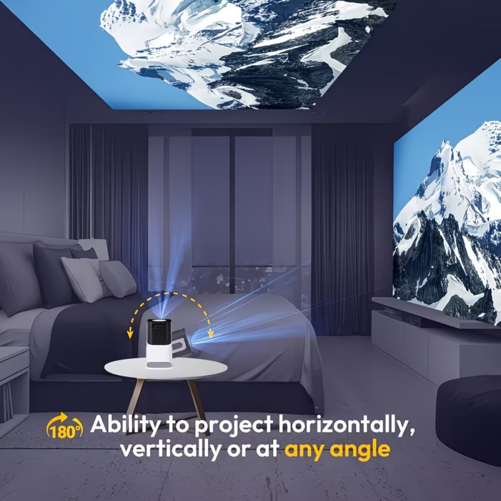 Compact WiFi Bluetooth Projector For Portable HD Viewing | Temsk