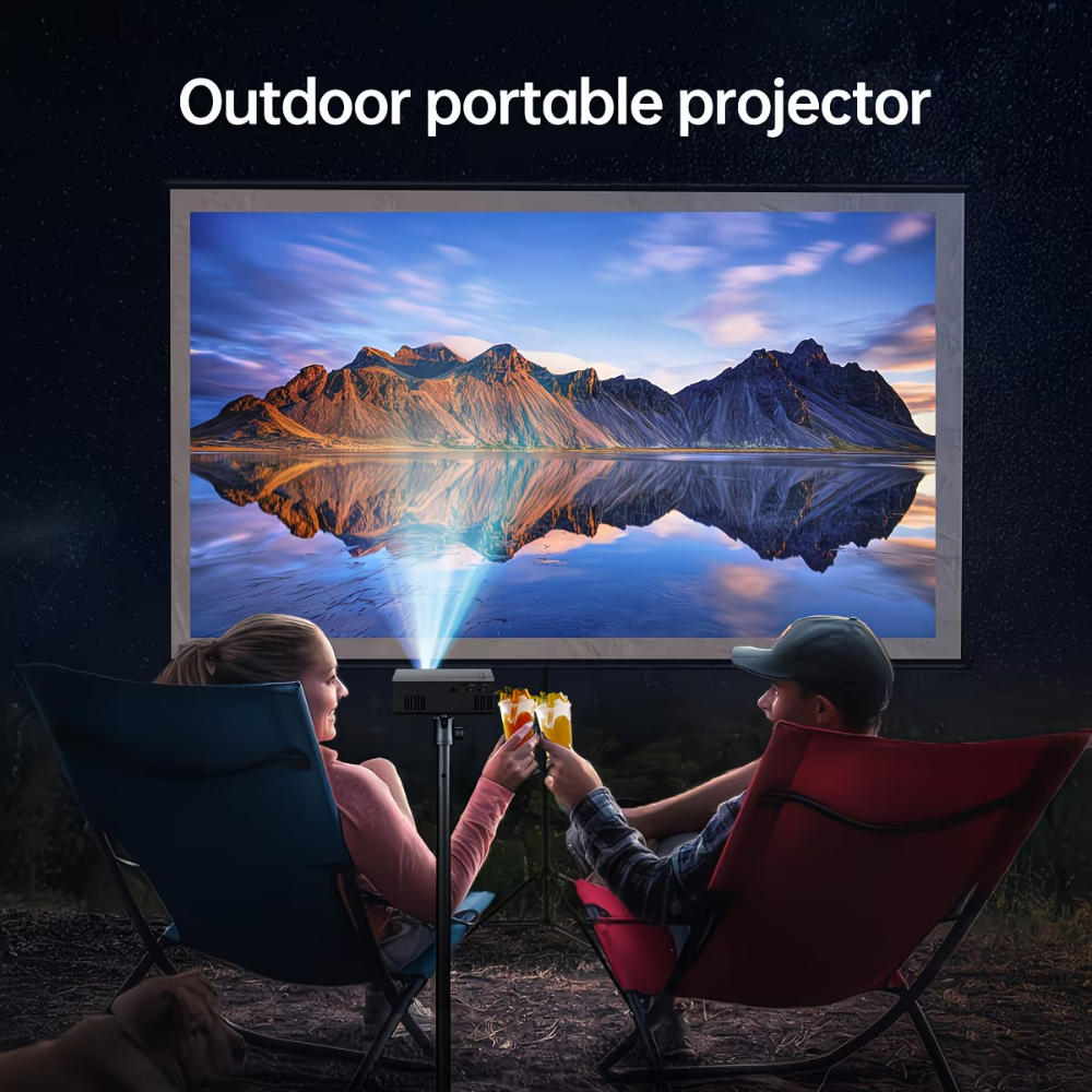 1080P Portable Mini Projector For Home Theater, Compact And Lightweight | Temsk