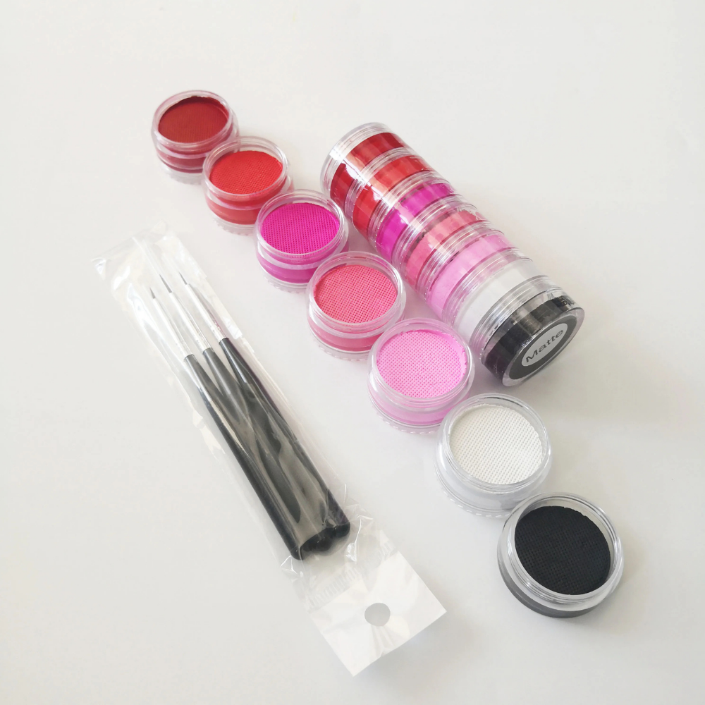 Split Cake Rainbow Body Art Paint Kit For Creative Expression | Temsk