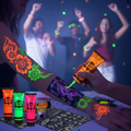 Sada UV svítící barvy na tělo pro párty, festivaly a akce | Temsk