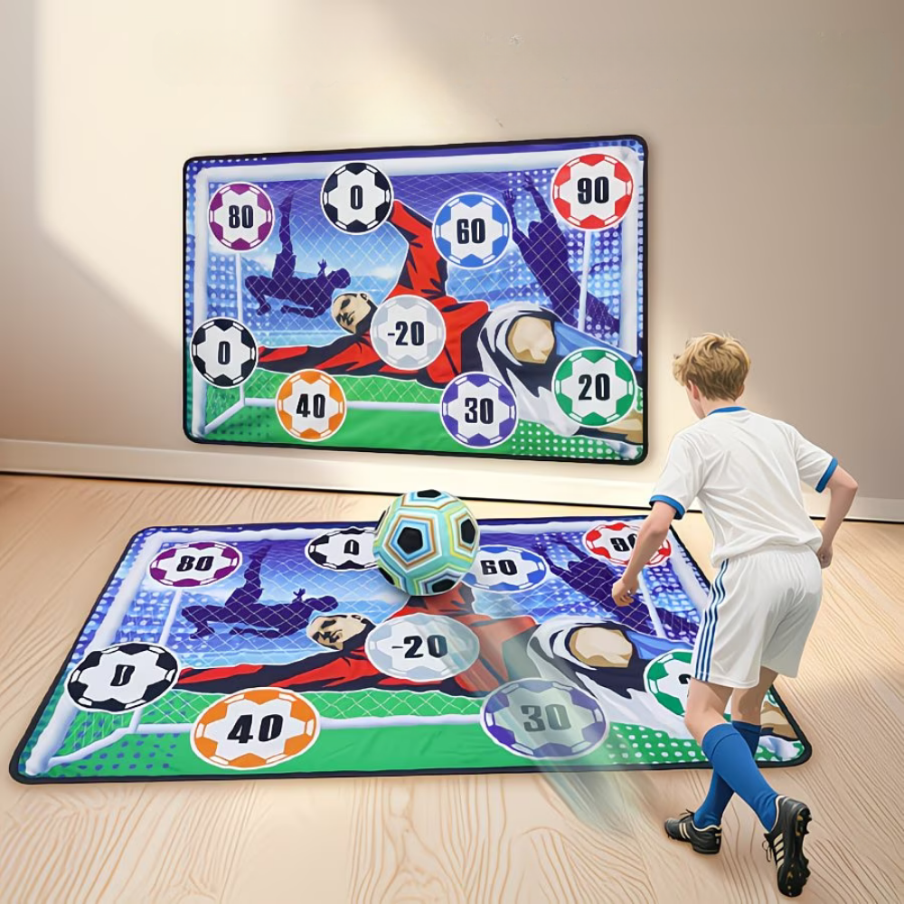 Kids Interactive Soccer Goal Game For Indoor And Outdoor Play Set | Temsk