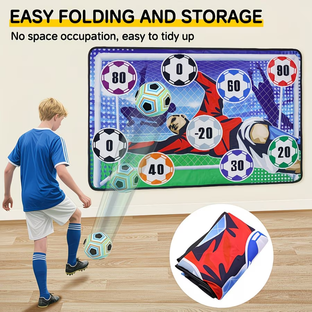 Kids Interactive Soccer Goal Game For Indoor And Outdoor Play Set | Temsk