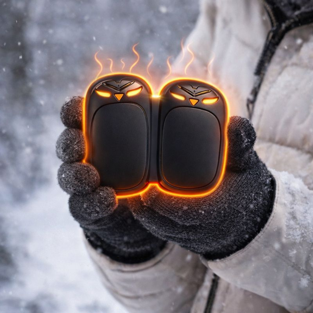 Electric Hand Warmer Dual Unit Pocket Heater Bundle | Temsk