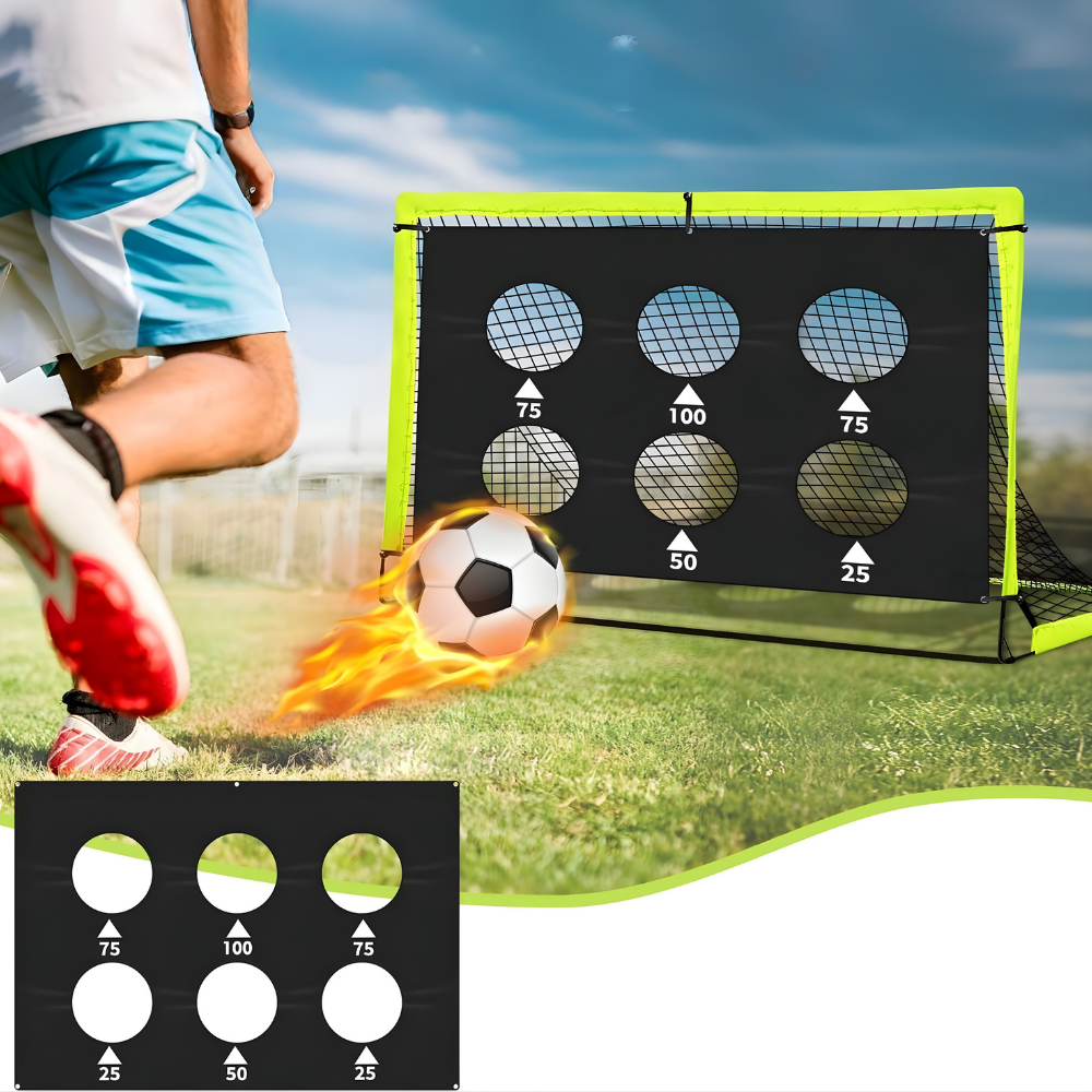 Porta da calcio portatile per allenamento di precisione al tiro | Temsk