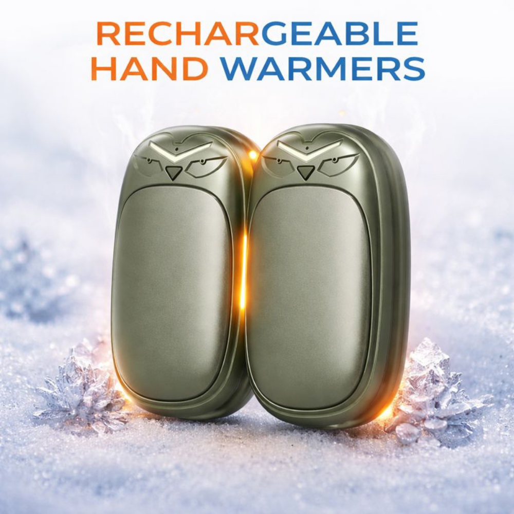 Electric Hand Warmer Dual Unit Pocket Heater Bundle | Temsk