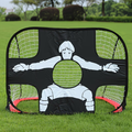 Foldable Portable Soccer Goal With Target Net For Practice | Temsk