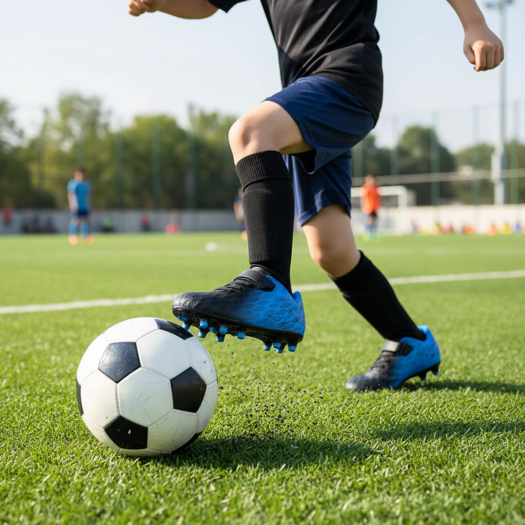 Kids Durable Soccer Cleats For Ball Control With Grip | Temsk