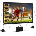 Portable Outdoor Projector Screen With Stand For Easy Setup | Temsk