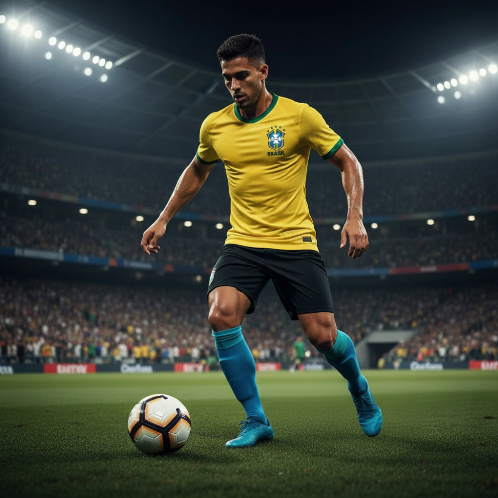 2026 Brazil Jersey World Cup Breathable Quick Dry Soccer Shirt | Temsk