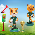 Airhorn-Set für WM-Events mit Megafon und Maskottchen-Figur | Temsk