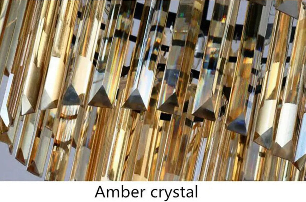 Lyrae Grey Crystal Chandelier for Elegant Living Rooms | Temsk