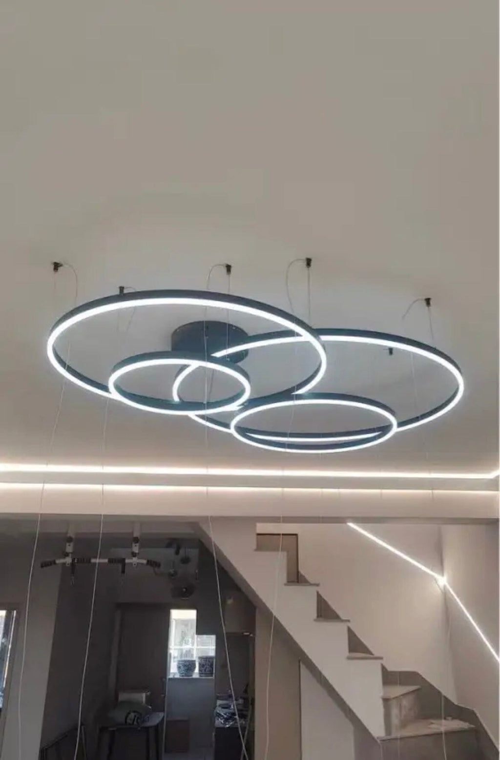 Solara Ring Lamp With Premium Aluminum And Acrylic Construction 12500 Lumens | Temsk