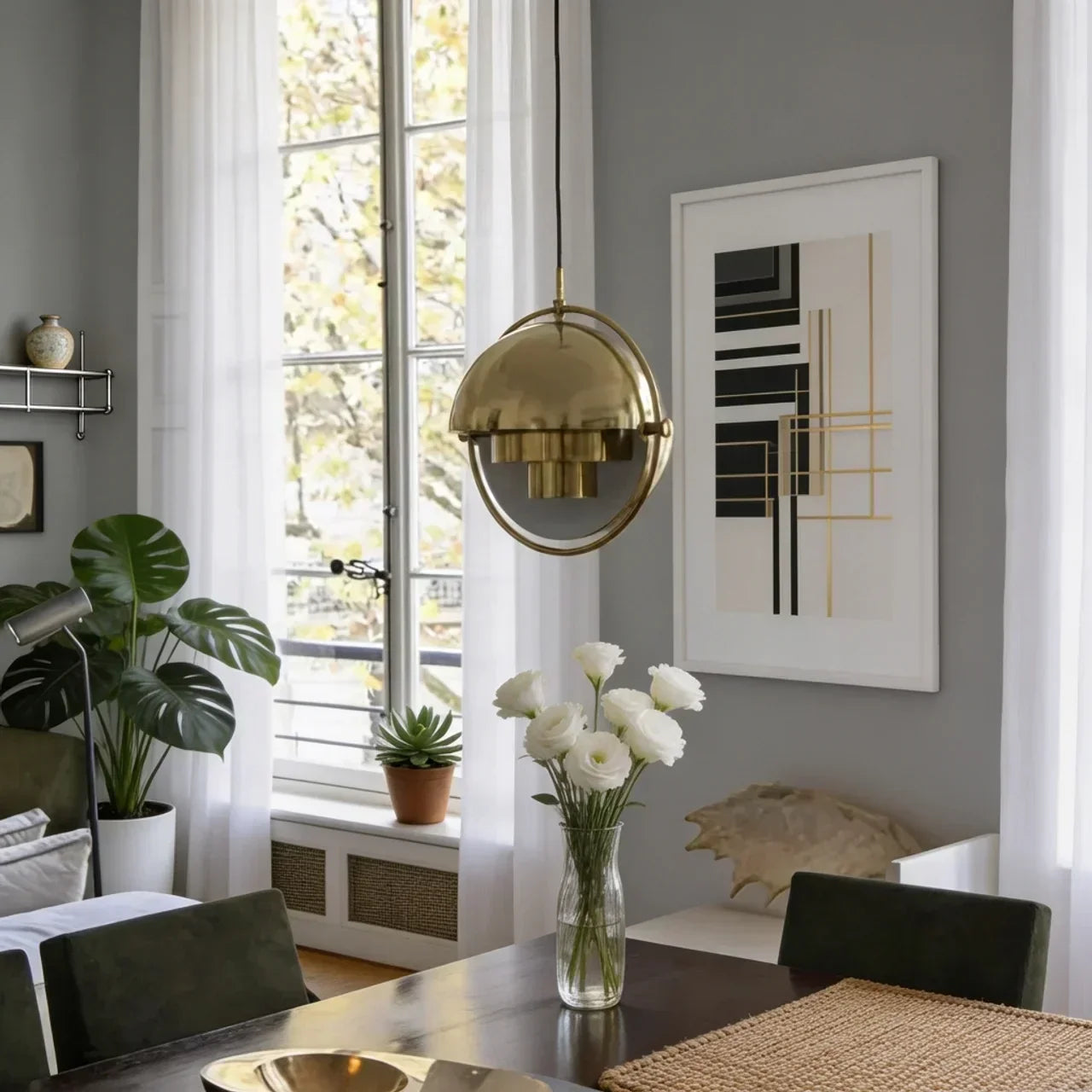 Danish Modern Directional Pendant Lighting Fixture | Temsk
