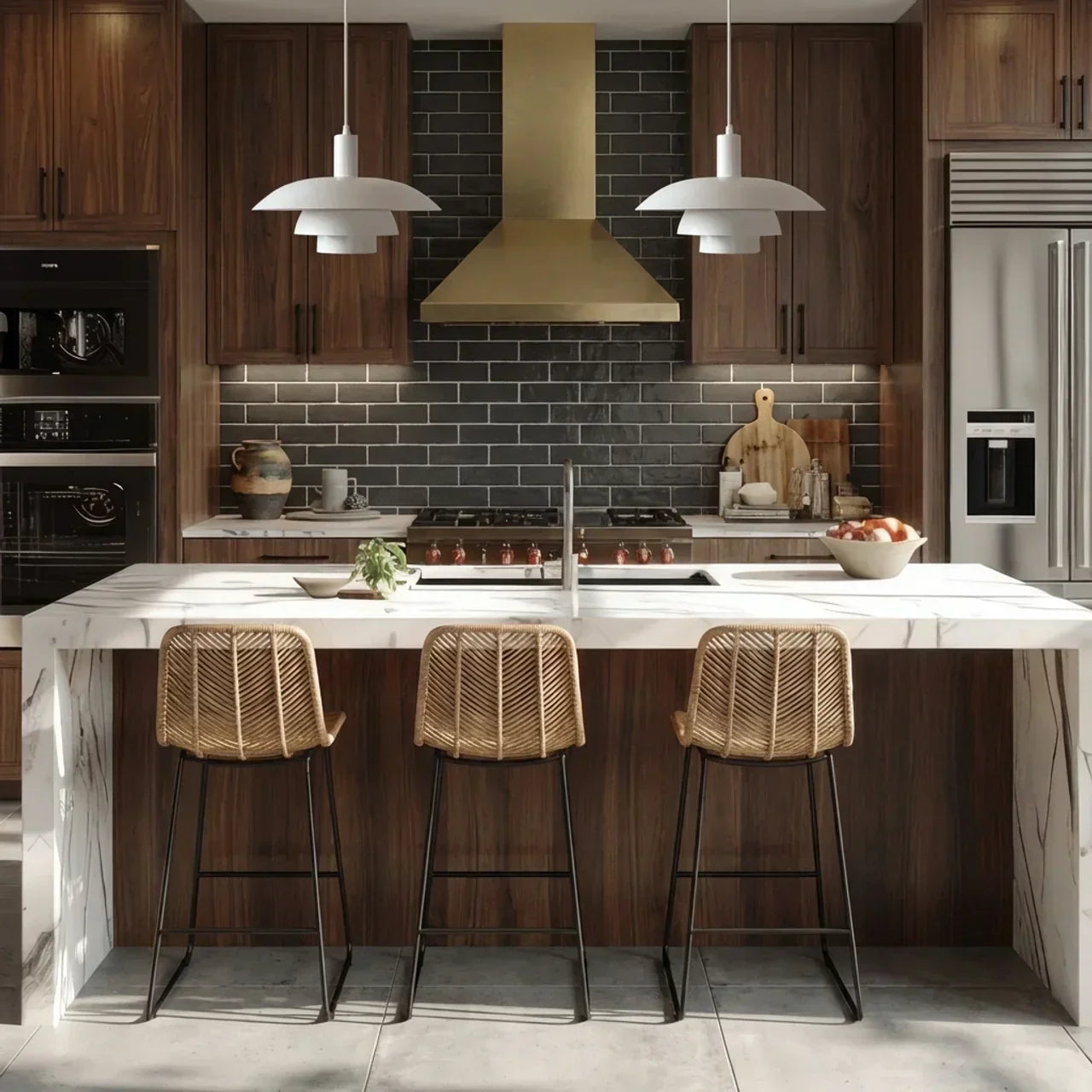 Danish Modern Minimalist Chandelier Lighting Fixture | Temsk