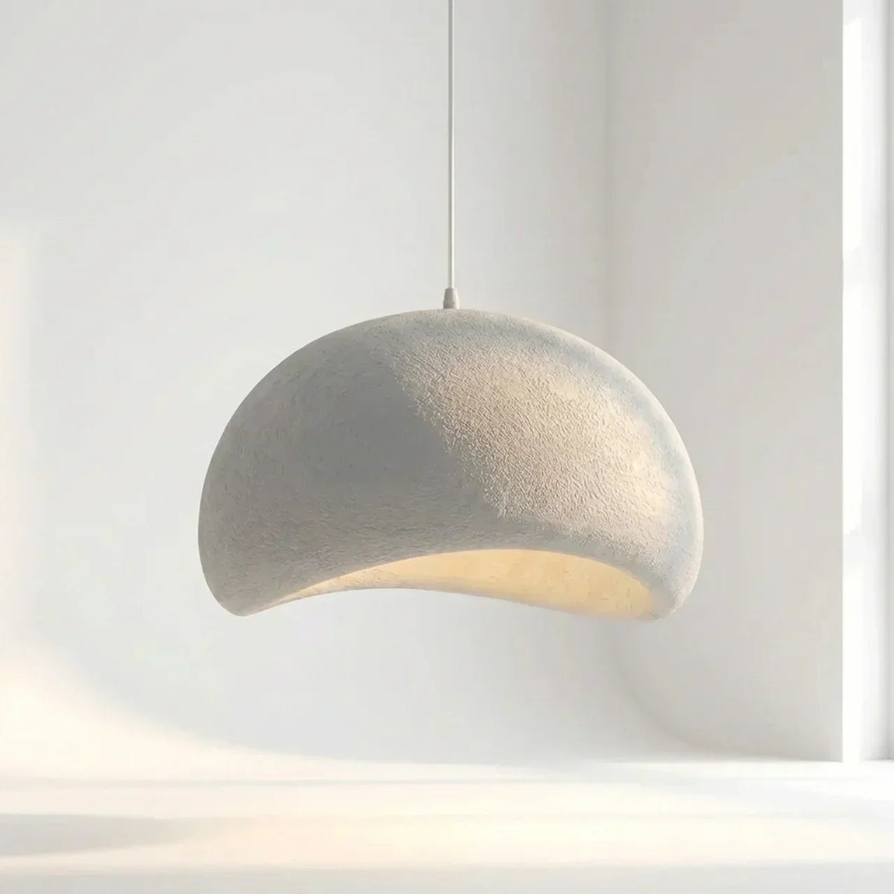Galet Air Pendant Light With Organic Stone Form Design | Temsk