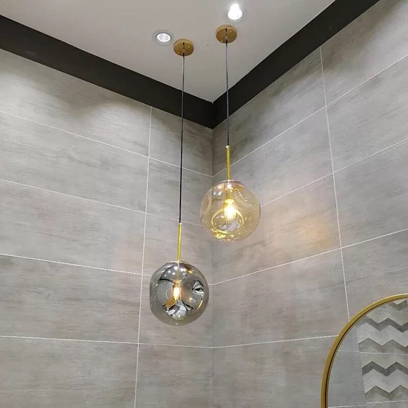 AstraLume Glass Pendant Light Multi Tone Finish For Kitchens And Bathrooms | Temsk