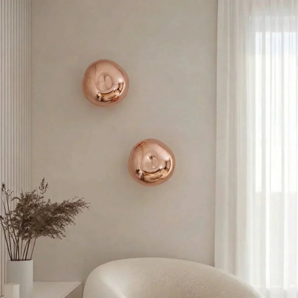 Melted Acrylic Wall Light Fixture With Sculptural Shade | Temsk