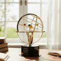 NovaForge Brass Solar System Display With Five Precisely Crafted Planets | Temsk
