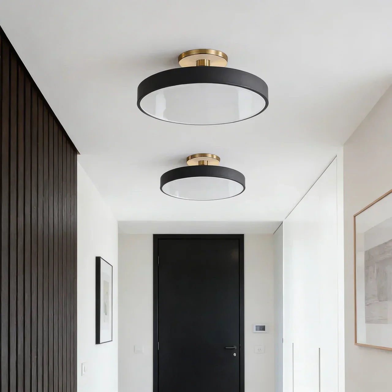 Lampa sufitowa do montażu podtynkowego w kształcie bębna z wbudowanym LED | Temsk