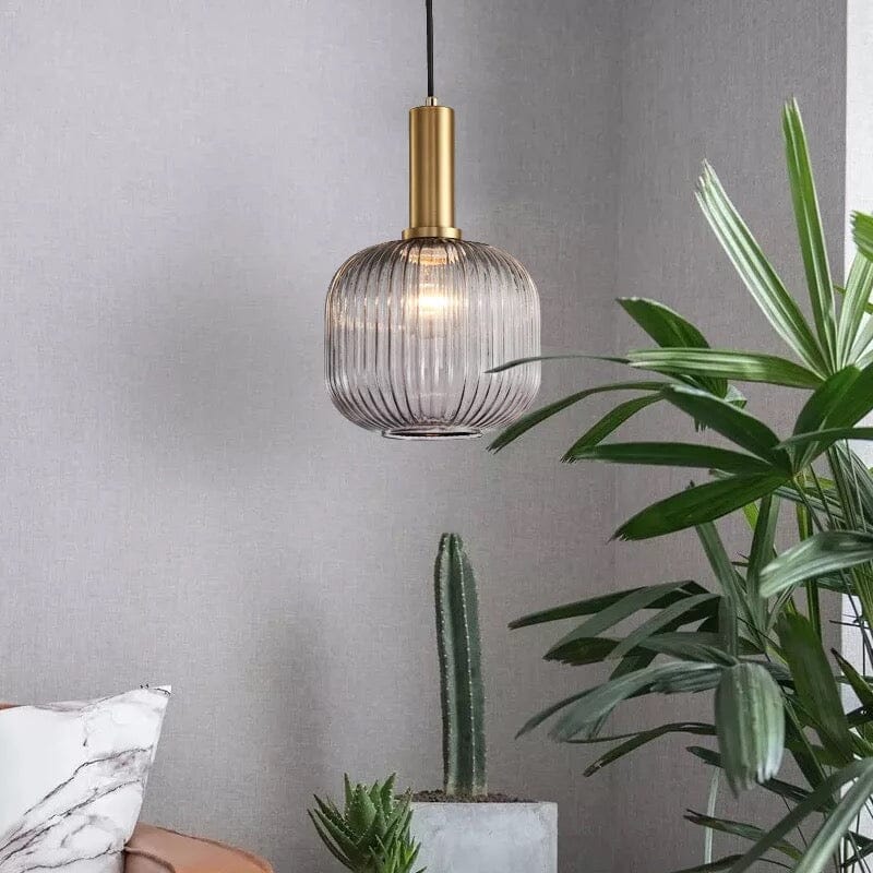Aurora Pendant Lights In Fluted Glass For Home Lighting And Decor | Temsk
