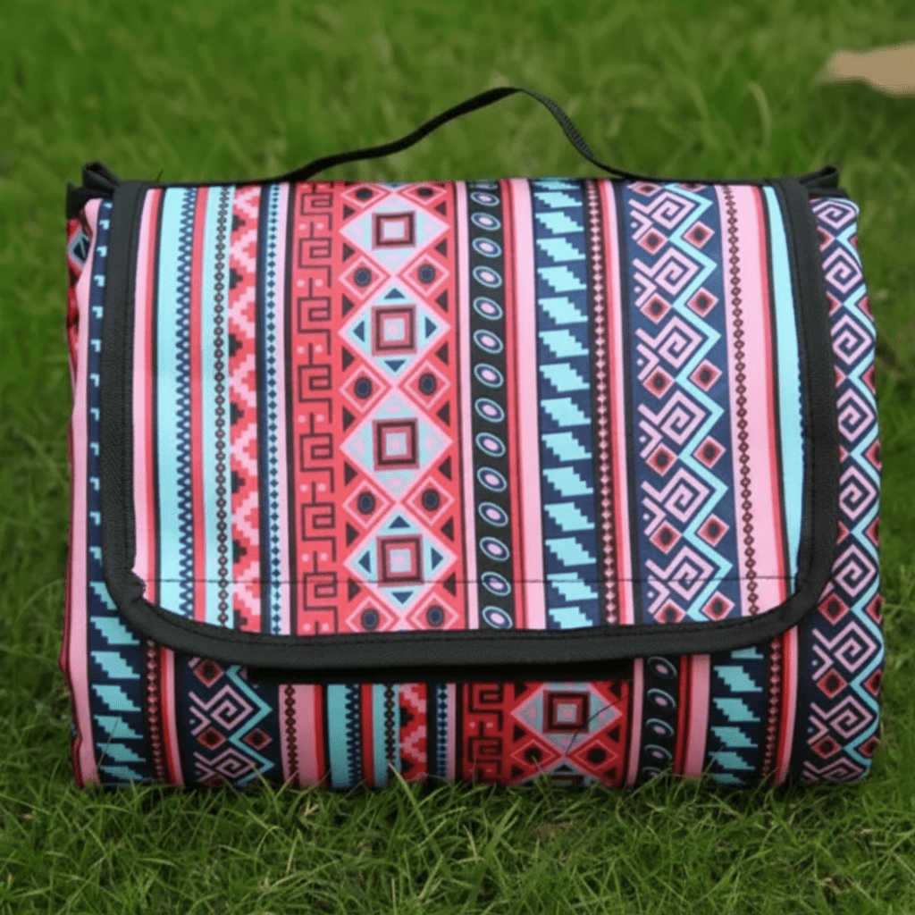 TrailNest Blanket Waterproof Picnic Mat in Ethnic Style for Camping Comfort | Temsk