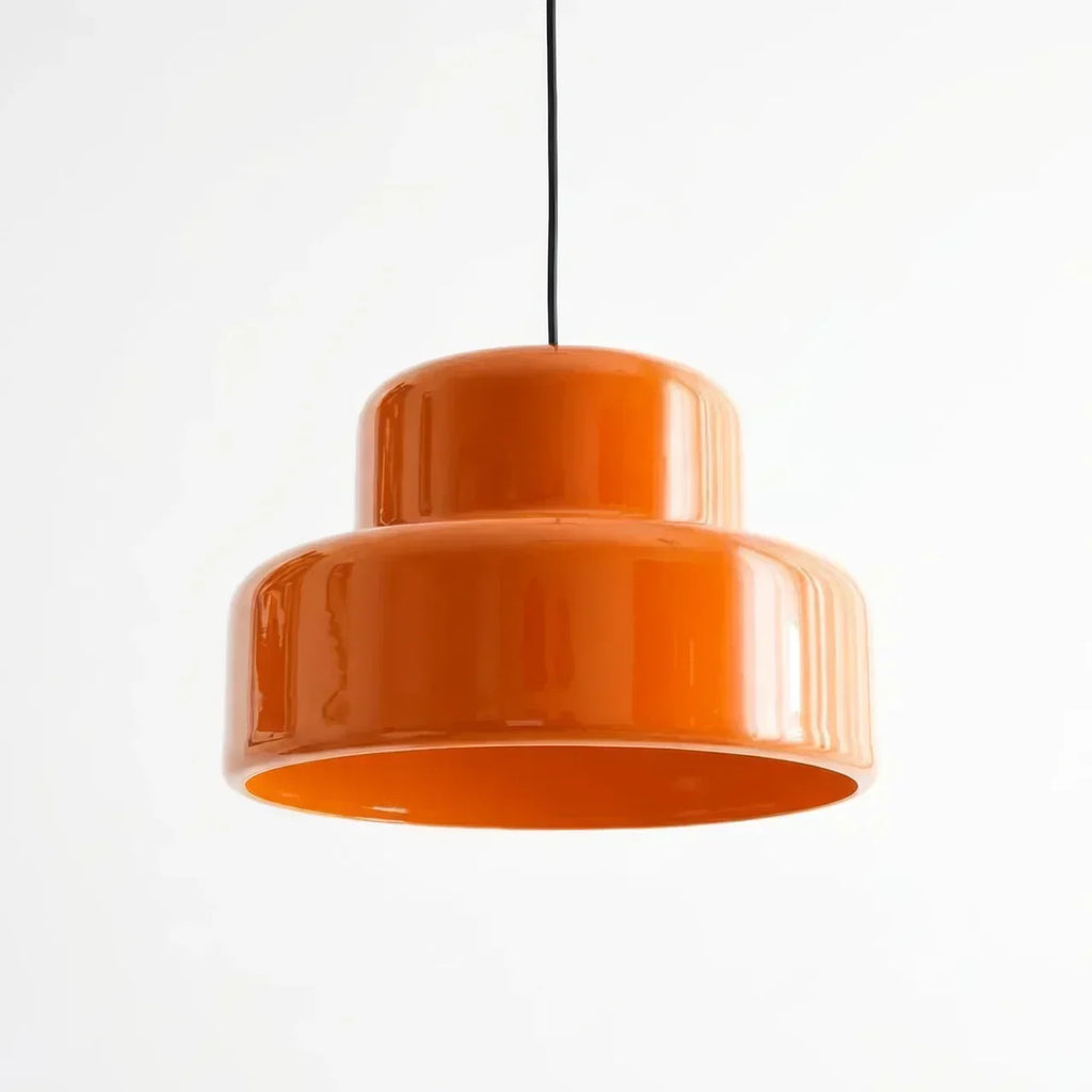 Bauhaus Style Coloured Glass Pendant Light In Bowl Form | Temsk
