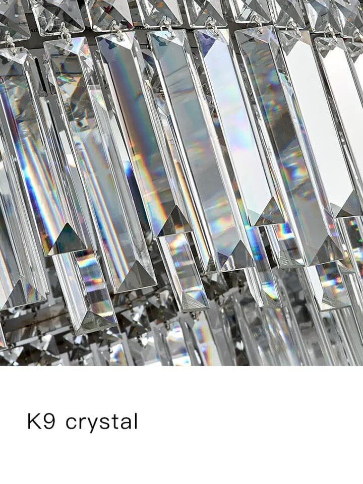 Empressa Crystal Lighting Collection Featuring Stainless Steel And K9 Crystals | Temsk