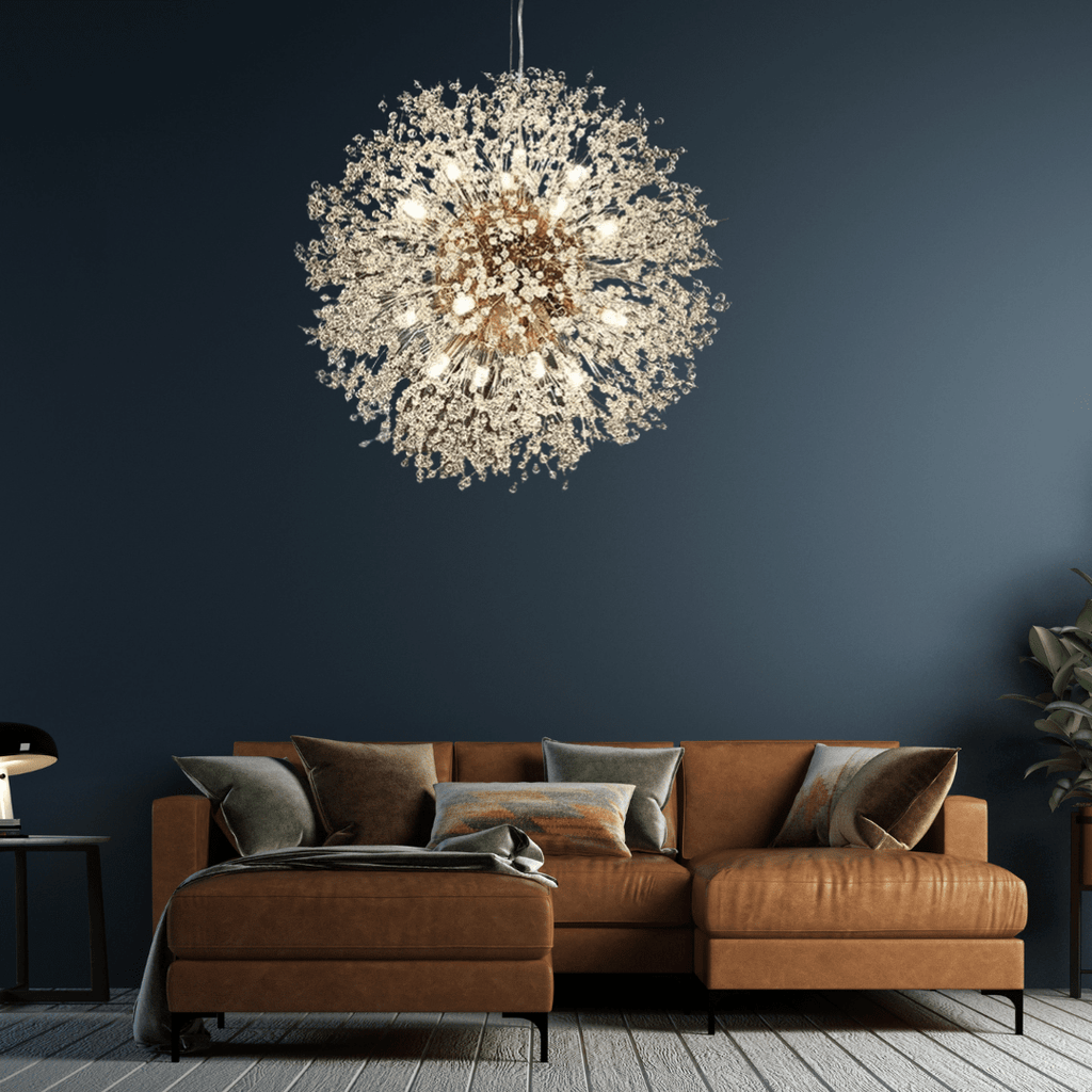 Elegant Dandelion Crystal Pendant Light For Modern Interiors | Temsk